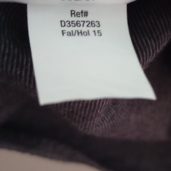 Eddie Bauer Men's Dark Grey Long Sleeve Relaxed Fit Button Flannel Shirt, XLT - Picture 11 of 11